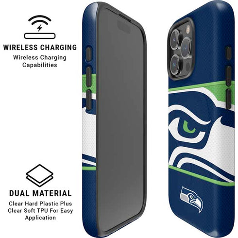 NFL Seattle Seahawks Zone Block iPhone 16 Pro Magsafe Impact Case